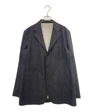 Issey Miyake 3B Jacket Men's Black Linen Size M Used Slim Fit