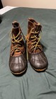 Brown Leather Waterproof Boots with Rubber Outsole (similar to Bean Boots)  — photo 1