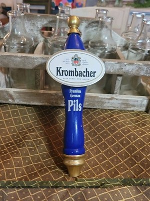 vintage Krombacher Pils Keg Tap Draft Handle 12'' Beer Germany Pilsner 