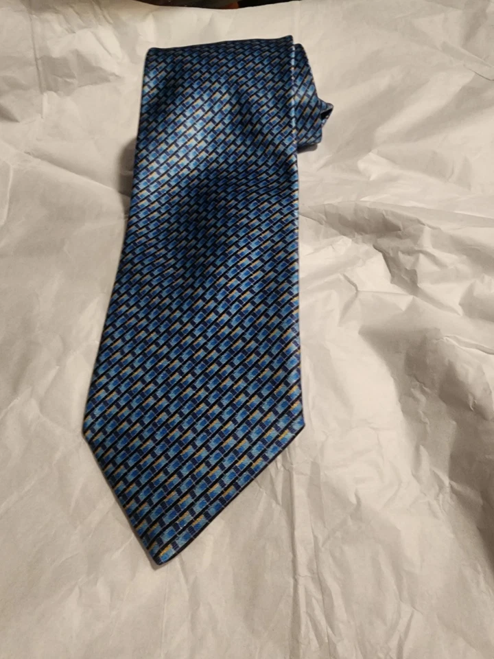 $550 NEW BRIONI Essential Solid Black Satin Men Silk ITALY handmade Neck Tie - Image 2 of 4