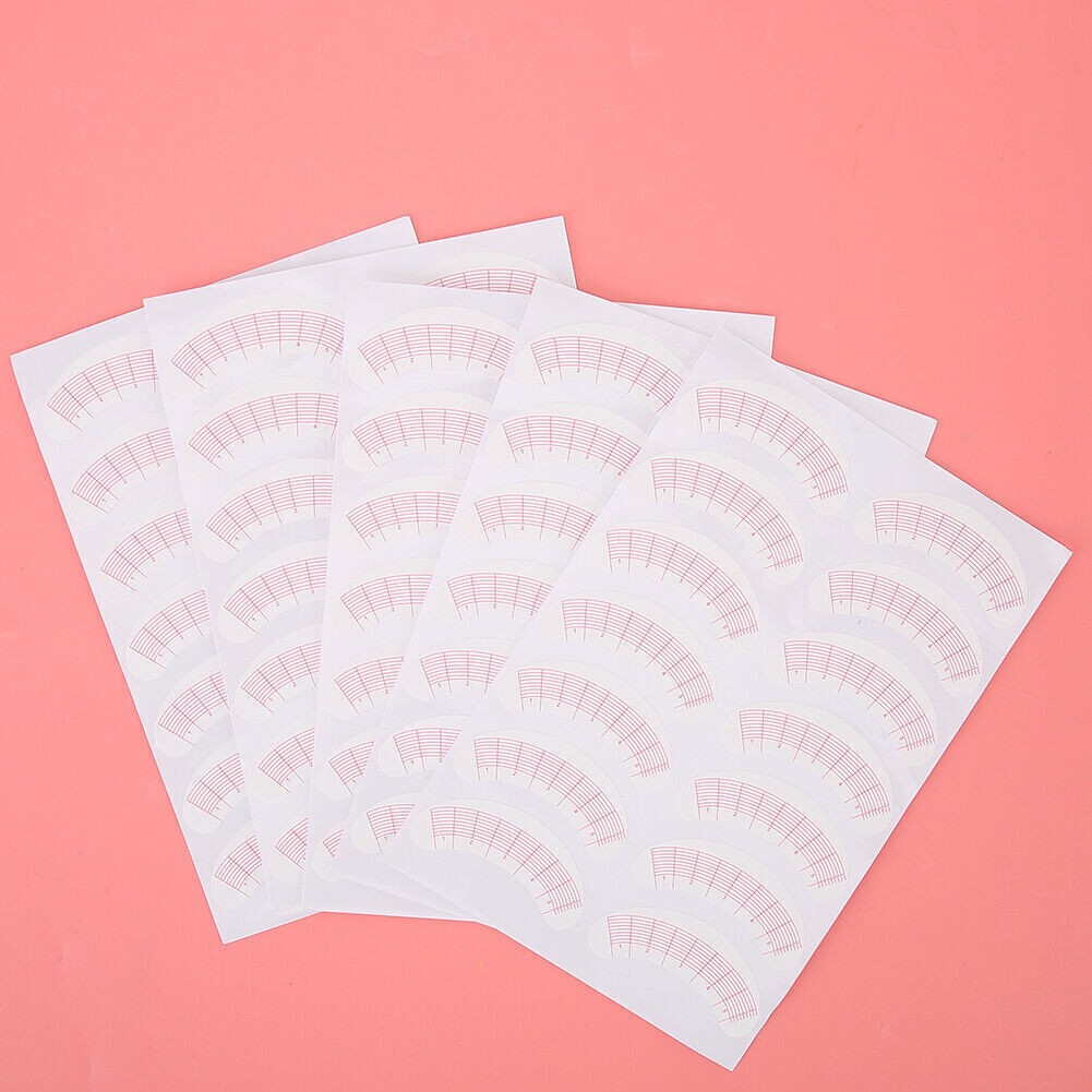 175 Pairs Eyelash Extension Sticker Eye Positioning Tips Sticker Lash Mapping