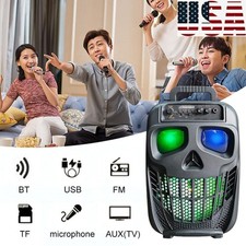 Karaoke Machine Speaker Bluetooth-Compatible 5.0 Party Sound Box Outdoor Speaker