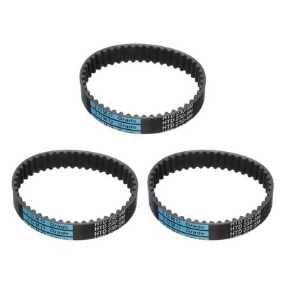 3pcs HTD-5M Rubber Timing Belt 46 Teeth, 230mm Pitch Length