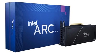 ntel Arc A750 Limited Edition 8GB PCI Express 4.0 Graphics