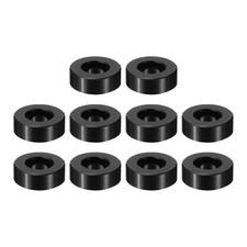 10 Pcs M10 Aluminum Spacers Metal Spacer Aluminum 3/8" ID x 3/4" OD x 1/4" L