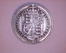 1889 - Queen Victoria Jubile Head .925 Silver Shilling - VF+ Collectible