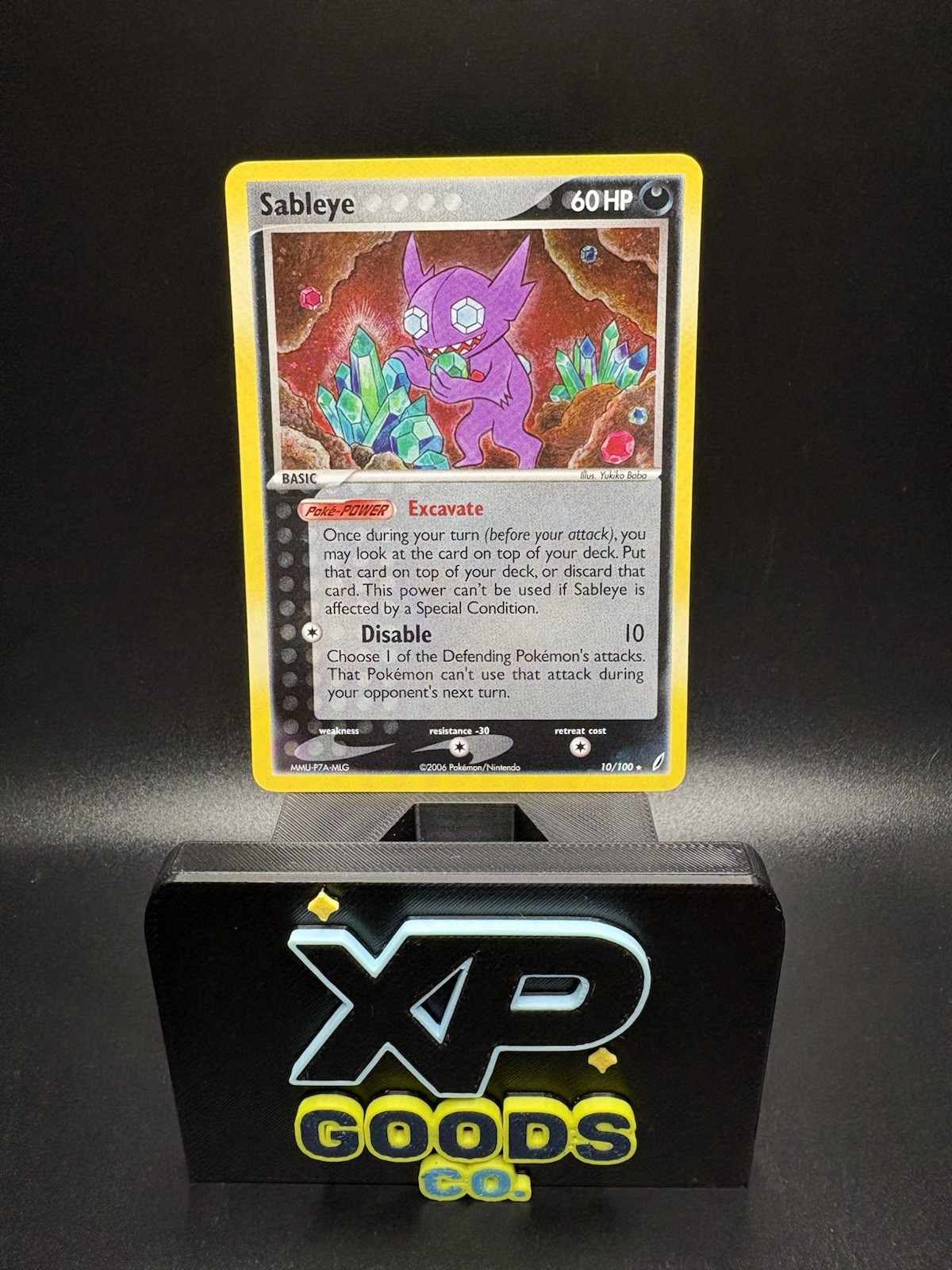 Sableye 10/100 Crystal Guardians Pokemon TCG Holo NM