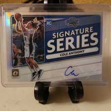 2020-21 Panini Donruss Optic Signature Series Prizm Auto - Cole Anthony #SS-CAN…