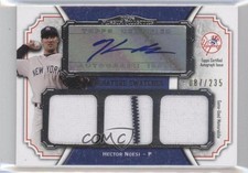 2012 Museum Collection Signature Swatches Triple Relics Hector Noesi Auto 0w3