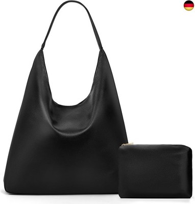 Wildleder Tote Bag Groß Shopper Tasche Damen Handtasche Hobo Bag Uni Tasche Slou