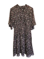 Ann Taylor Factory Womens Floral Dress Flutter Sleeve sz 6 Feminine cottagecore