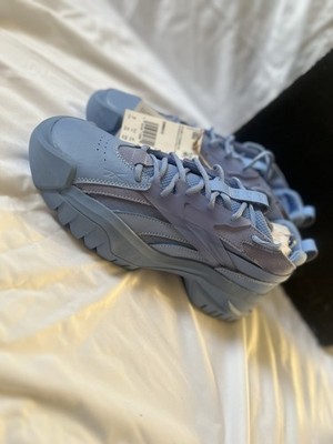 Reebok x Cardi B Classic Leather Chunky Sneakers Blue Women s   New With Tags