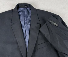 CHAPS Mens 46R Gray 2 Button Classic Blazer Sports Coat