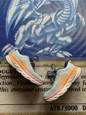 Hoka One One Bondi 7 Blue Pink Running Sneakers Shoes Women’s 10.5 1110519 BHBI