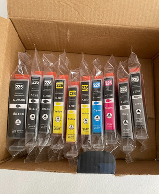 EZink Easy Print  Multi Color 225 226 BK Y G C M  11 Pack Premium Ink  EXPIRED