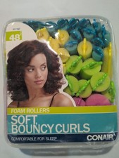 Conair Foam Rollers 48 Pieces Soft, Bouncy Curls