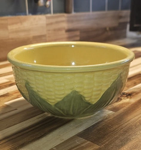 Original Vintage Corn King #6 Mixing Bowl Shawnee Pottery