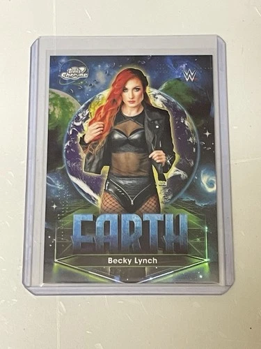 Becky Lynch EARTH SSP Planetary Pursuit 2026 Topps WWE Cosmic Chrome #PPE-7