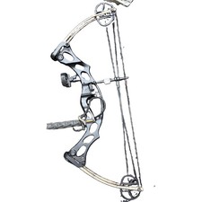 Hoyt Ruckus Jr Youth Compound Bow Package Black/Camo RH 9-29# 15-27” Mint Set