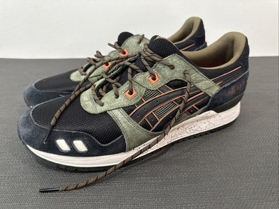 Asics GEL-LYTE 3 III (Black/Green) WINTER TRAIL [H5T3N-9090] Running Mens Sz 13