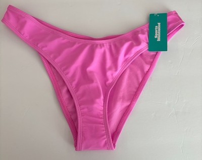 New Sports Illustrated Womens Scoop Hipster Bikini Bottoms Size XL Pop Pink