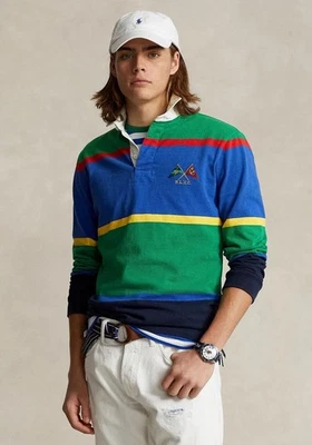 New Polo Ralph Lauren Striped Rugby Shirt - Size M - Image 1 of 4