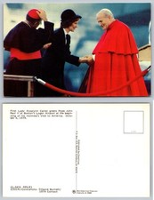 Rosalynn Carter Pope John Paul II Boston Logan Airport 1979 Postcard