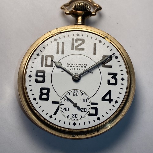 1941 Waltham Vanguard Railroad Grade 16s 23 Jewels A6P Men's Pocket Watch Runs - Picture 5 of 14