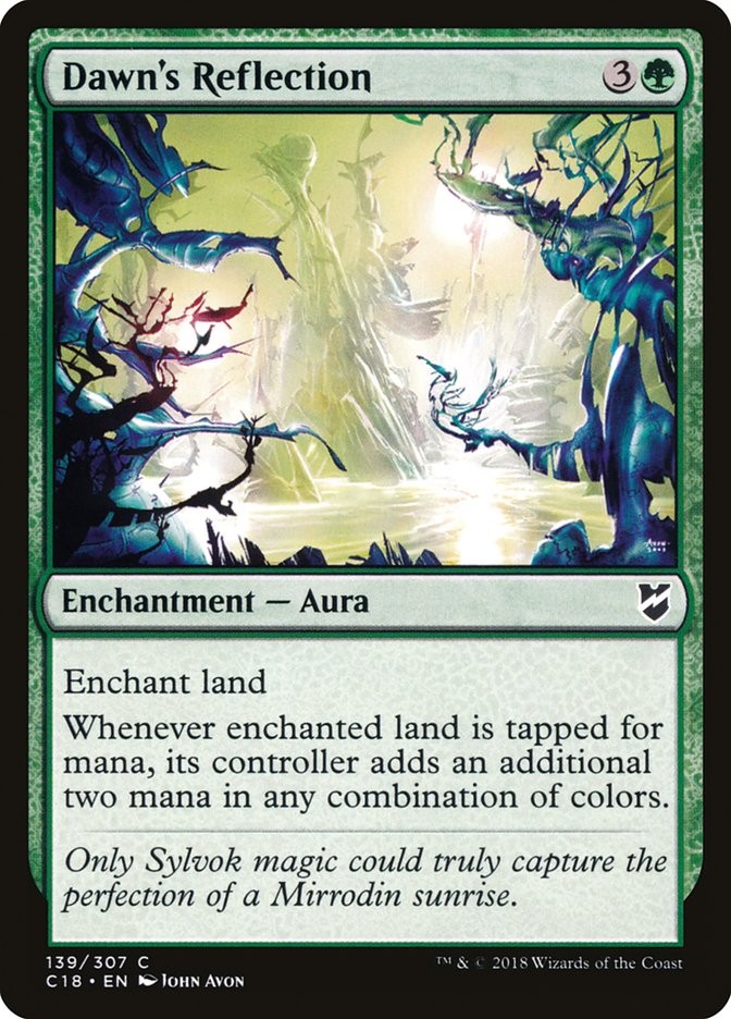 MTG Dawn's Reflection Commander 2018 #139 Common Magic The Gathering