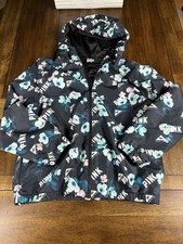 VICTORIA'S SECRET Pink Campus Anorak Jacket Floral School Summer vacation XS-S