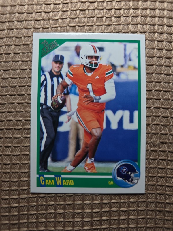 2025 Panini Score Football '25 Score Cam Ward