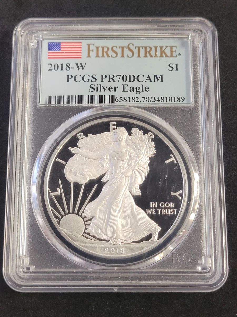 【値下】米国2018年　イーグル銀貨 T・クリーブランド　サインPR70DCAM 2018 American Eagle PR 70 Graded Silver Bullion Coins for sale | eBay