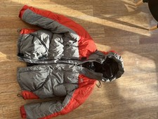 Helly Hansen Goose Down Women’s Jacket. Size  10/12/small. Orange And Grey