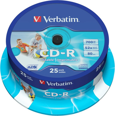 Verbatim CD - R AZO 700 MB - 52 - Fache Brenngeschwindigkeit - Cd - Rohle