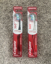 Colgate 360 Advanced Whitening Regular Toothbrush, Medium Bristles, 2 Pack