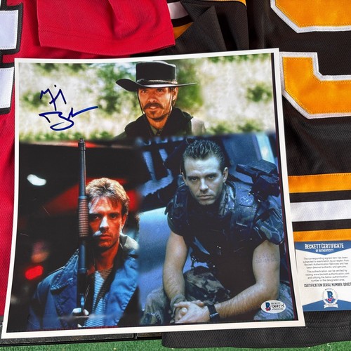 Michael Biehn Signed Custom XL Skynet -Tombstone Jerseys W/12X12 Photo-JSA / PSA - Bild 10 von 13