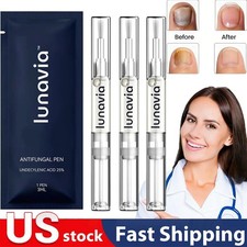 3 Pack Lunavia Antifungal Pen, 25 Undecylenic Acid Toenail Fungus Treatment