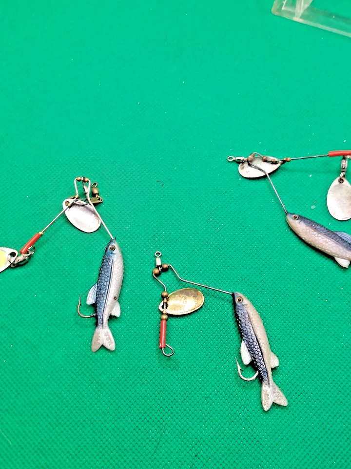 MEPPS, VINTAGE OLD SPINNERBAITS 3 TOTAL , RUBBER AND METAL, GREAT LURES. - Image 3 of 4