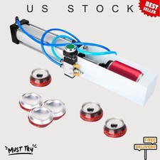Push Valve Pneumatic Aluminum Can Crusher, Heavy Duty Recycling Tool