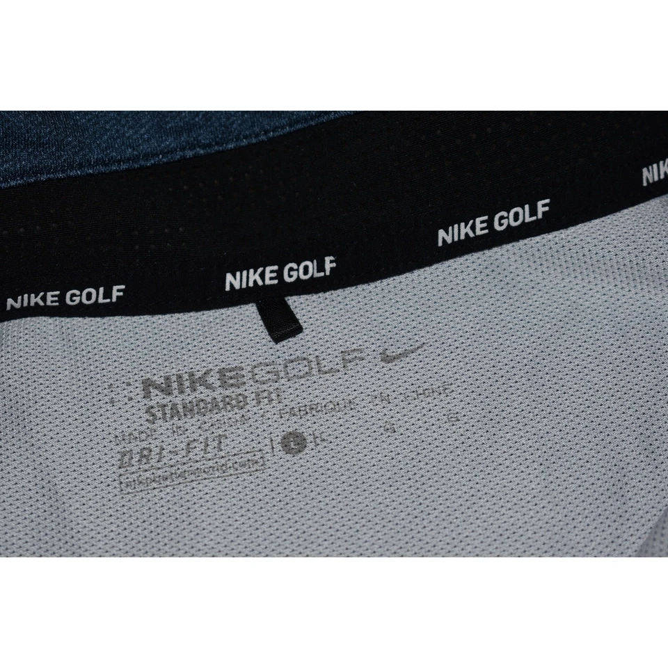 Camisa polo de golf Nike para hombre talla grande ajuste estándar rendimiento Dri-Fit poliéster Foto 4 de 4