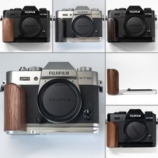 For Fujifilm xt20xt30 Handmade Wooden handle Grip L Plate Alloy Base