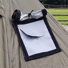 Tent Stove Jack Stove Jack Kit with Rain Flap Anti Scalding Fireproof Fire