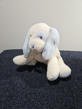 Toys R Us Animal Alley My First Puppy Blue Cream Plush Stuffed Dog 9  Toy 2009