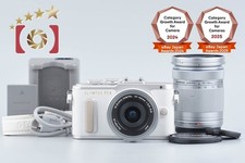 Olympus PEN E-PL8 White 16.1 MP Digital Camera 14-42 40-150 Lenses from Japan