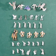 35 Dungeons Dragons Fantasy Lot, Ral Partha 1979 , AD D 25mm Metal Miniatures