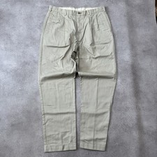 Tommy Hilfiger Trousers Mens 36" Straight Fit Pleated Pants, Beige