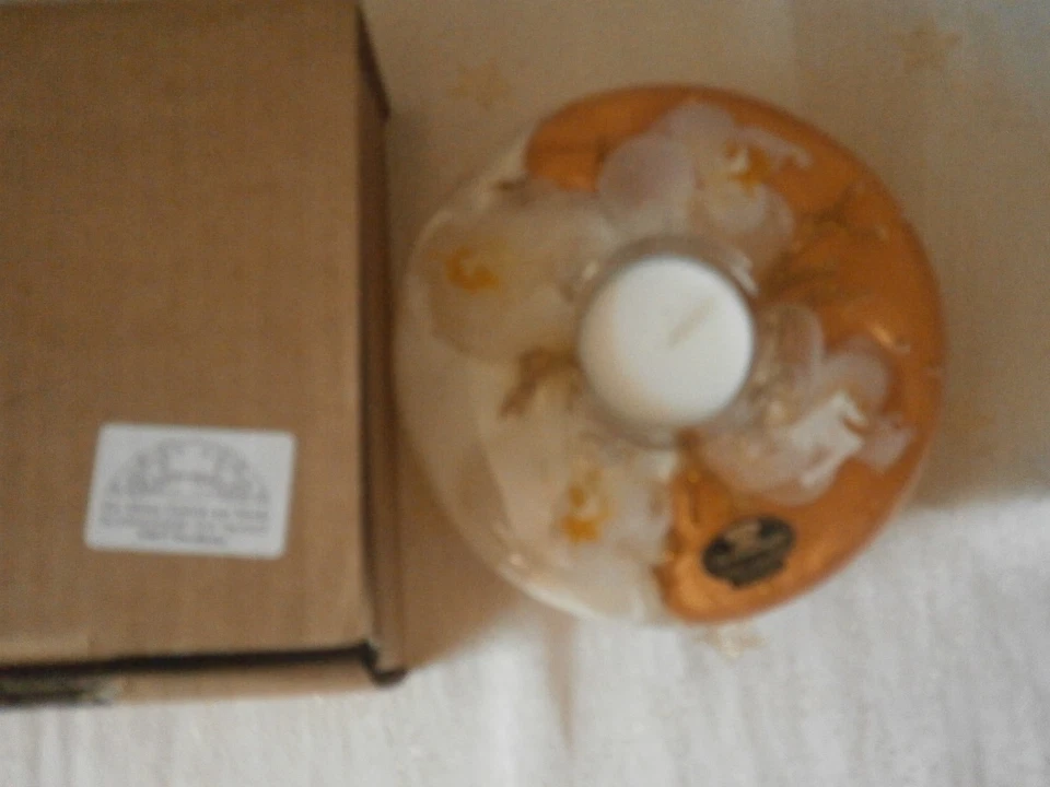 Gilde Dreamlight Teelichthalter Made in Germany Traumlicht D.ca.12,5 cm 🧡🤎💛🤍 - Bild 3 von 4