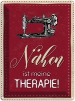 Blechschild 40X30 Cm NäHen Ist Meine Therapie Spruch Zitat Deko Geschenk Metall