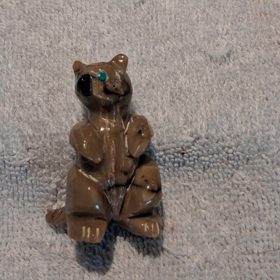 Vintage Zuni Hand Carved Fetish Sloth  From Picasso Marble
