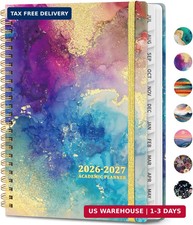Academic Planner 2026-2027, Weekly and Monthly Calendar Book, July 2026 - June 2